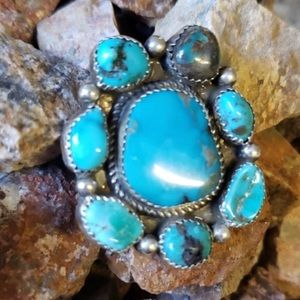 4Jamie ONLY Genuine Turquoise Sterling Silver Ring